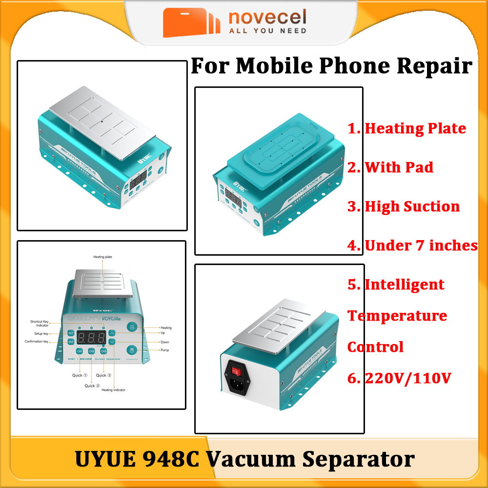 Screen Separator Machine - UYUE 948C LCD-Bildschirm-Vakuumtrenner-Maschine, starke Saugkraft für