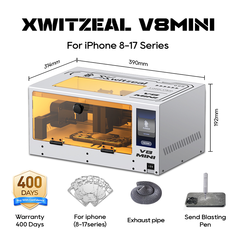 Electronics Repair Kit - Xwitzeal ® V8 MINI Laser-Klebstoffentfernungsmaschine für