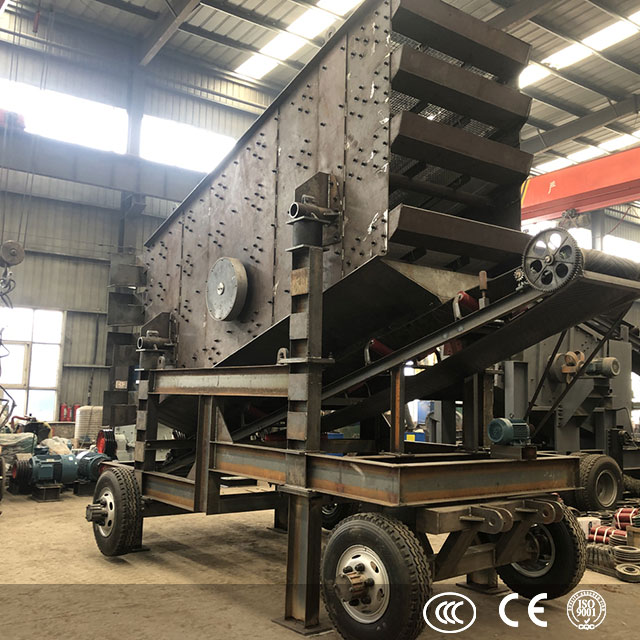 Mobile Steinzeug-Siebmaschine  – Screen Separator Machine Bewertung und Preis