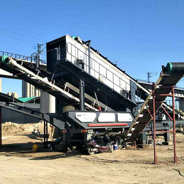 Mobile Steinzeug-Siebmaschine  – Screen Separator Machine Bewertung und Preis