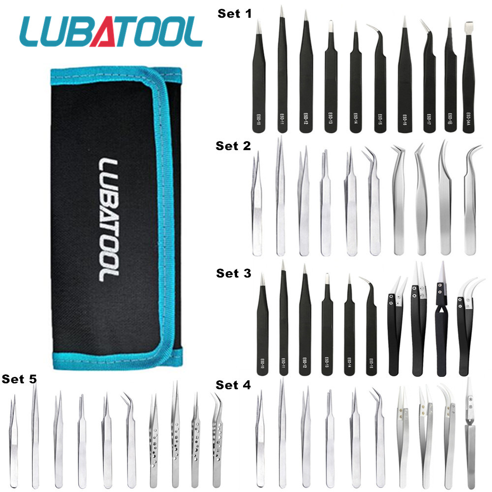 10-teiliges Pinzetten-Set, Tas – Electronics Repair Tool Kit Bewertung und Preis